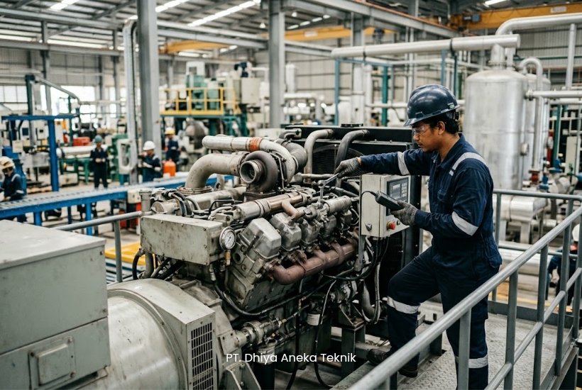 pesawat tenaga dan produksi